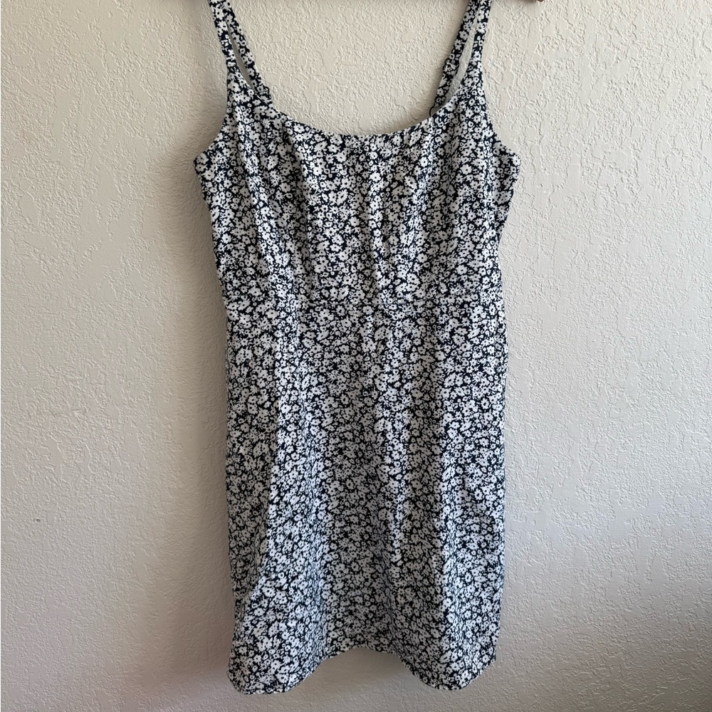 Old Navy linen blend Floral Print tank Dress